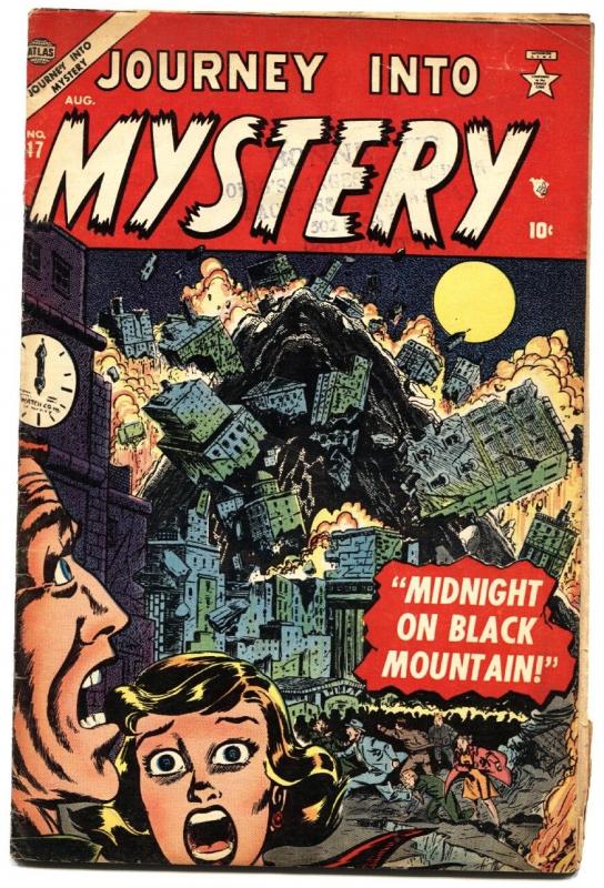 Journey Into Mystery #17. Atlas. Horror. Rare Issue. VG.