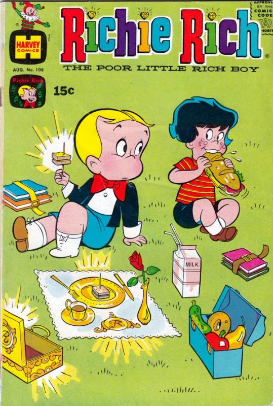 Richie Rich #108 (Aug-71) VF+ High-Grade Richie Rich