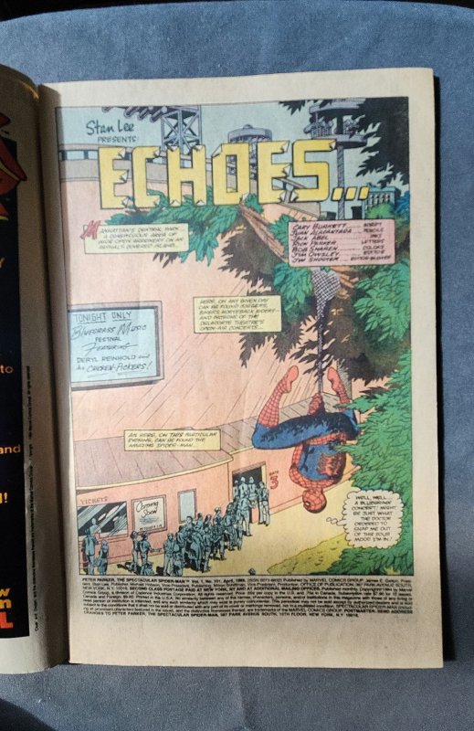 The Spectacular Spider-Man #101 Newsstand Edition (1985) VG