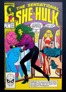 The Sensational She-Hulk #4 (1989) [KEY] 1st Blond Phantom since golden age  NM!