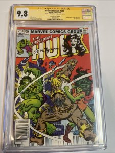 Incredible Hulk (1983) # 282 (CGC 9.8) Signed Sketch (She-Hulk)  Al Milgrom CPV