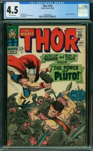 Thor #128 (1966) CGC 4.5 VG+
