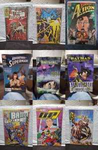 Lot of 9 Comics (See Description) Superman, Batgirl, Batman, Battletide, D.P.7