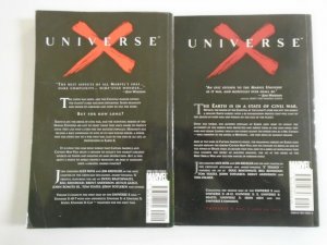 Universe X TPB set #1+2 SC 6.0 FN (2002 1st Printing)