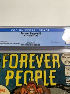 Forever People 8 Cgc 9.8 Jack Kirby ! Rare! Dc Comics Bronze Age