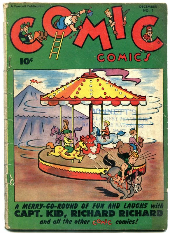 Comic Comics #9 1946-FAWCETT-Mystic Moot story -Basil Wolverton