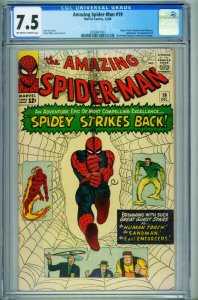 Amazing Spider-Man #19 CGC 7.5 1964- Steve Ditko- Marvel 2050641007