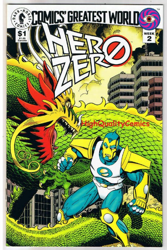 HERO ZERO, NM+, Art Adams, Comic's Greatest World, more Dark Horse in store