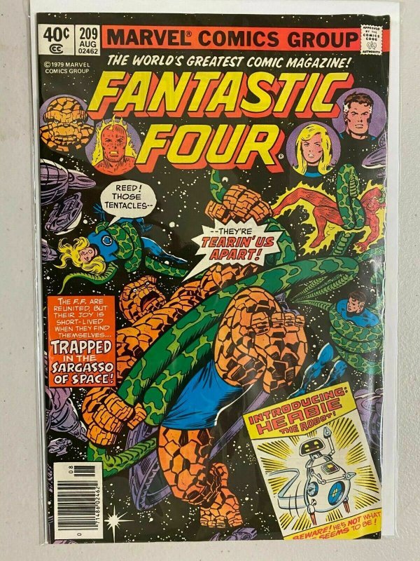 Fantastic Four #209 Newsstand 1st appearance of Herbie the Robot 4.0 VG (1979)