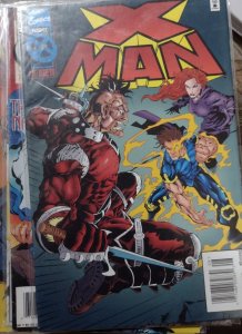 X-MAN # 6 1995 MARVEL DISNEY  AOA NATE GRAY NEWSTAND  BARCODE VARIANT