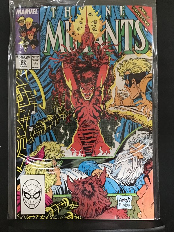 The New Mutants #85 Newsstand Edition (1990)