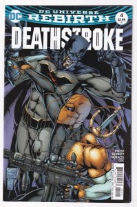 Deathstroke #4 Variant December 2016 DC Batman Priest Joe Bennett Mark Morales