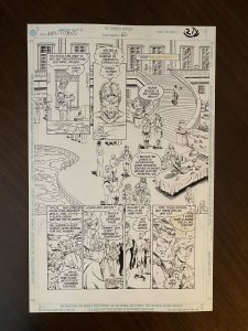 New Titans #62 Page 21 Original Art 1989 Tom Grummett / Al Vey