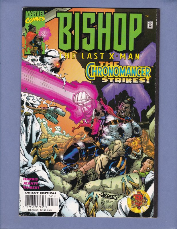 Bishop The Last X-Man #1 2 3 4 5 6 7 8 9 10 Marvel 1999 Box Shipped