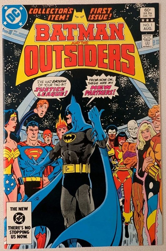 Batman And The Outsiders #1 Key Issue 1st Cover Appearance Of The Outsiders