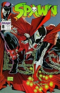 Spawn Moore #8 Todd McFarlane Image Comics February Feb 1993 FN Water Damage