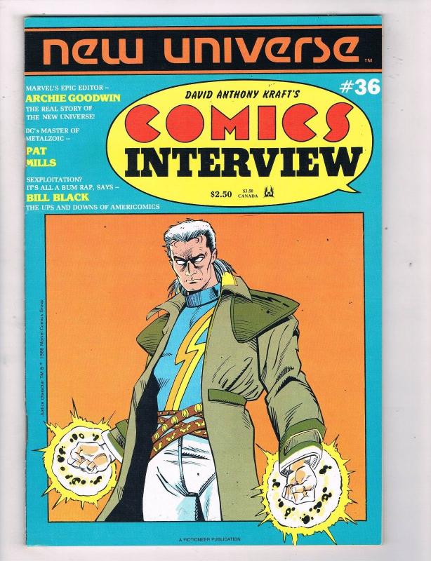 Comics Interview #36 VF Comics Interview Magazine Comic Book 1983 DE47 AD33