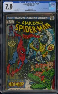 AMAZING SPIDER-MAN #124 CGC 7.0 1ST MAN-WOLF