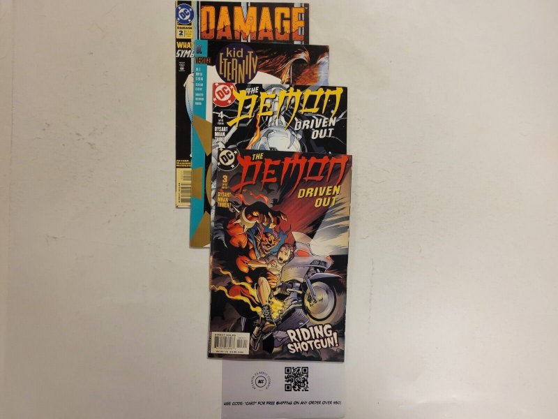 4 DC Vertigo Comics #2 Damage + #1 Kid Eternity + #3 4 Demon 32 TJ32