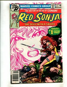 RED SONJA #12 (9.2 OB) BRUNNER!! 1978
