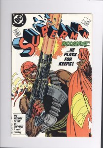 Superman # 4  Very Fine/ Near Mint (1986)  High Grade