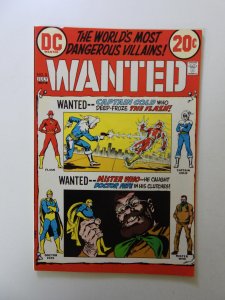 Wanted, The World's Most Dangerous Villains #8 (1973) VF- condition