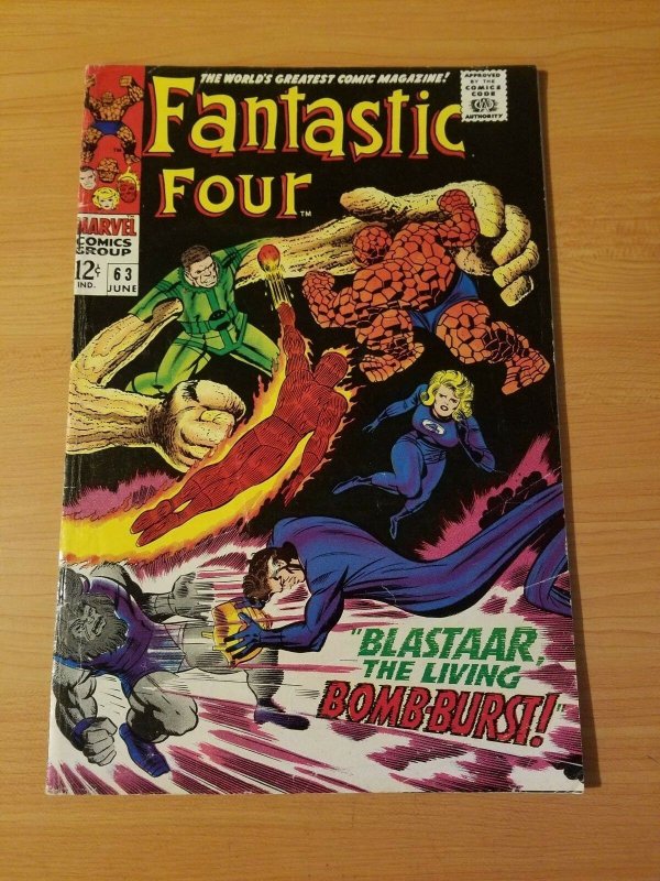 Fantastic Four #63 ~ FINE - VERY FINE VF ~ (1967, Marvel Comics)