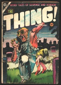 The Thing#16-1954-Weird Tales of Suspense and Horror-Injury to the eye-Zombie...