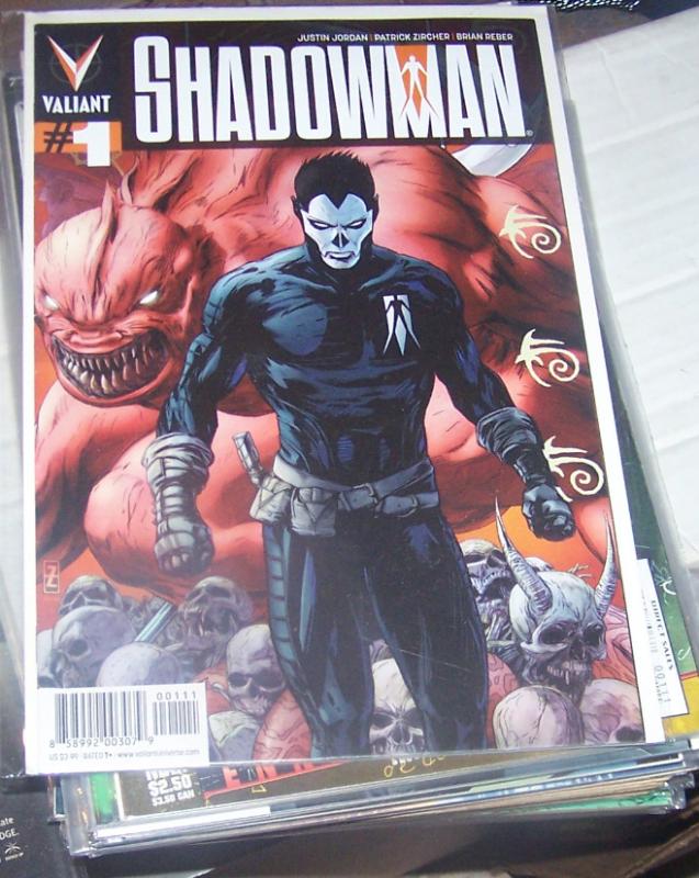 Shadowman #  1 2012  Valiant VARIANT COVER jack bonaface