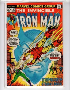 Iron Man #57 (1973) Mandarin! High Grade! / BC-CR400-NSC•NCA12