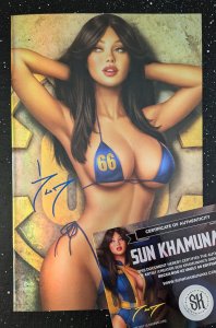 SIGNED Becca Boo #2 || Khamunaki Vault 66 Fallout Bikini Holofoil || LTD 20