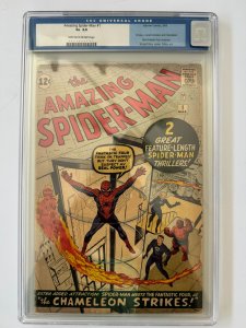 Amazing Spider-Man #1 CGC 2.5 Marvel Comics 2nd app. of Spider-Man. (1963)