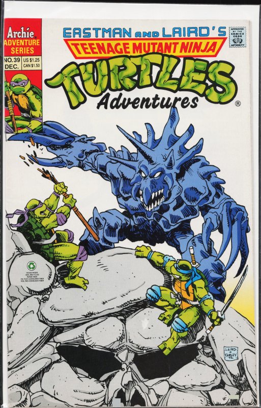 Teenage Mutant Ninja Turtles Adventures #39 (1992)