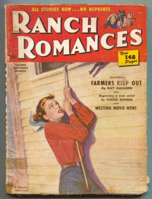 Ranch Romances Pulp 2nd September 1952- HIGH NOON