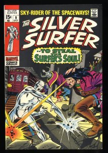 Silver Surfer #9 FN/VF 7.0 White Pages