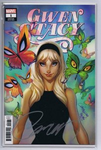 J Scott Campbell SIGNED Gwen Stacy #1 2020 Marvel JSC SEALED Variant