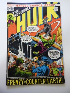 The Incredible Hulk #158 (1972) VG Condition moisture stains bc