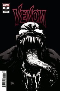 VENOM #27  (2020)  RYAN STEGMAN SKETCH VARIANT COVER MARVEL NM.