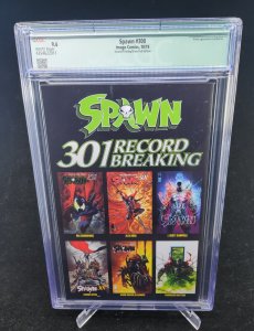 Spawn #300 - Signed 8x / 2nd Print Foil Variant (CGC Qual 9.6) 2019