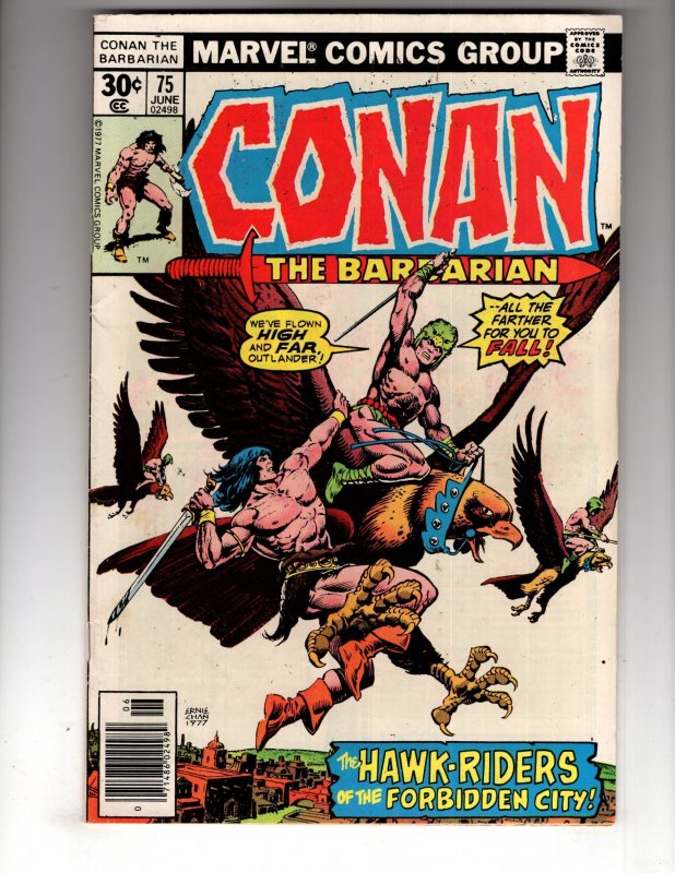 Conan the Barbarian #75 (1977) Marvel Sword & Sorcery / EC#2