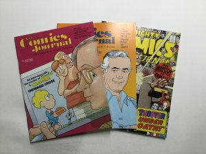 Comics Journal 111 113 115 Magazine Lot Near Mint- Nm- 9.2 Pacific Comics