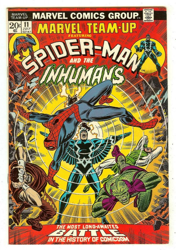 Marvel Team-Up 11   Spiderman & The Inhumans