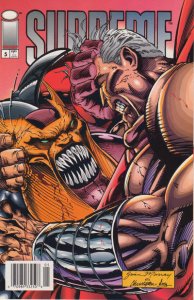 Supreme #5 (Newsstand) VG ; Image | low grade comic Rob Liefeld