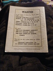 SECRETS OF THE UNKNOWN #13 (Alan Class 1962) 68 Pages Atlas Horror Steve Ditko