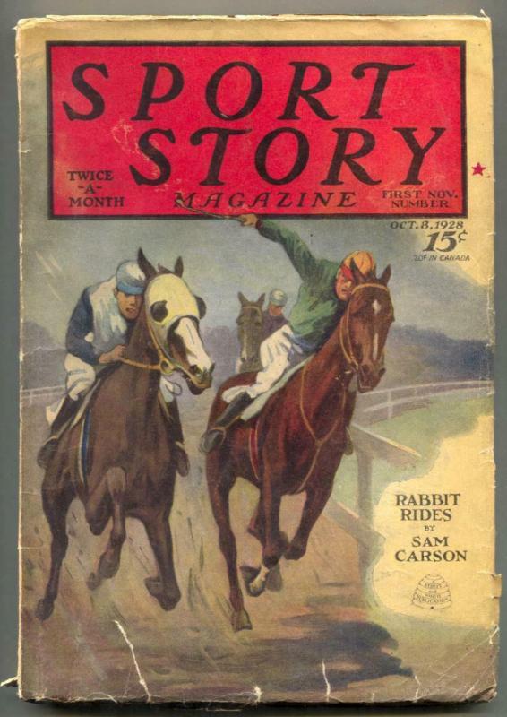 Sport Story Pulp October 8 1928- Rabbit Rides