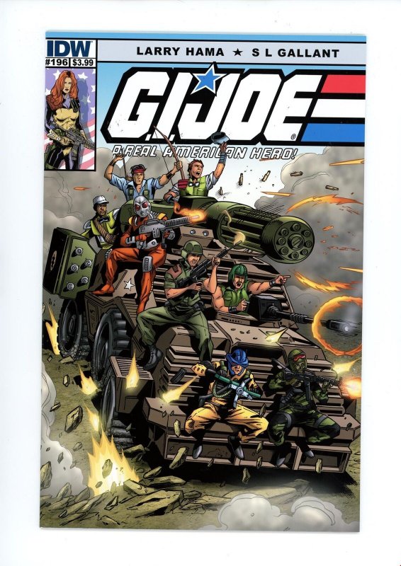 G.I. JOE: A REAL AMERICAN HERO #196  (2013) IDW COMICS 