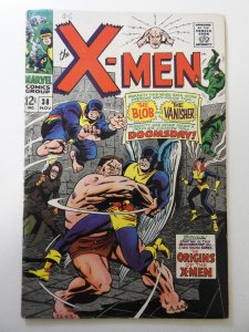 The X-Men #38 (1967) VG- Condition 2 extra staples added