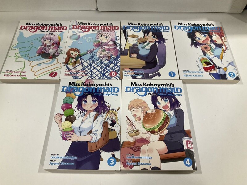 Miss Kobayashis Dragon Maid 1-10 Kannas Daily Life 1-8 Elmas Ofc. Lady Diary  1-4 | Comic Books - Modern Age / HipComic