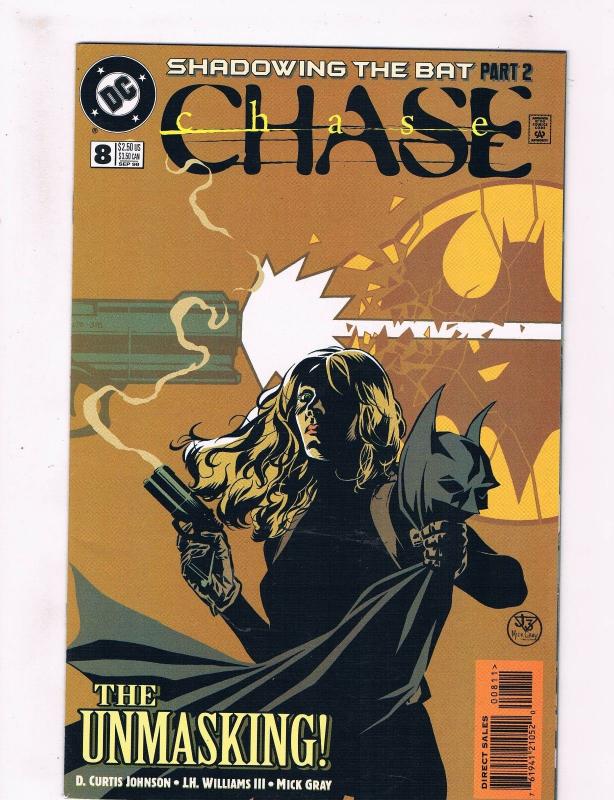 Chase #8 FN DC Comics Shadowing The Bat Pt 2 Comic Book Johnson Sept 1998 DE36