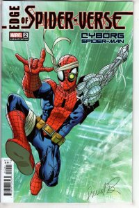EDGE OF SPIDER-VERSE #2 LARROCA CYBORG SPIDER-MAN VAR